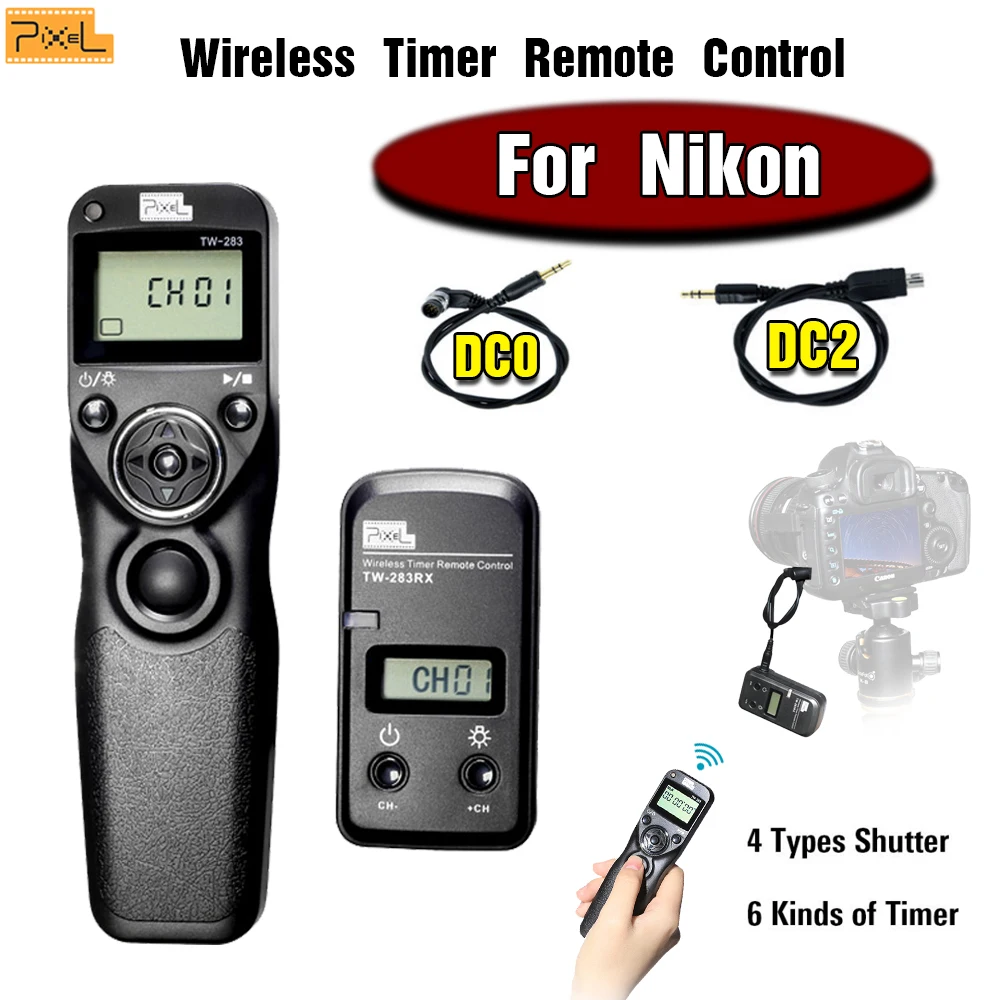 Pixel TW 283 Wireless Timer Remote Contro shutter remote control For