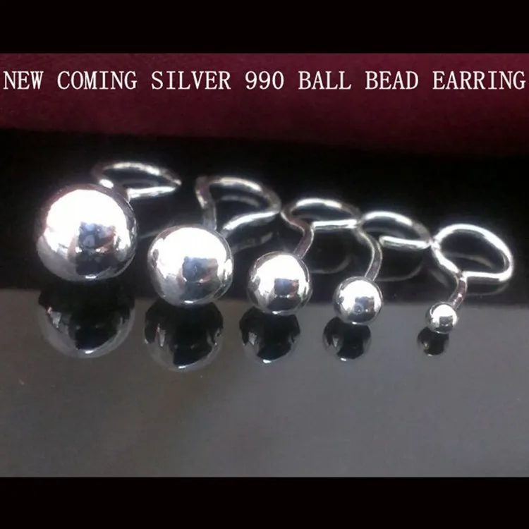 earrings 925 silver beads