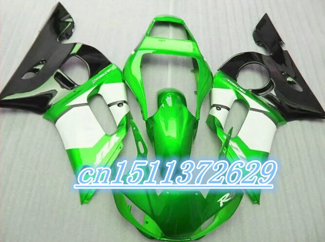 

Dor-ABS green black white fairings YZF R6 600 98 99 00 01 02 fairing kit YZF R6 1998-2002 1998 1999 2000 2001 2002 D