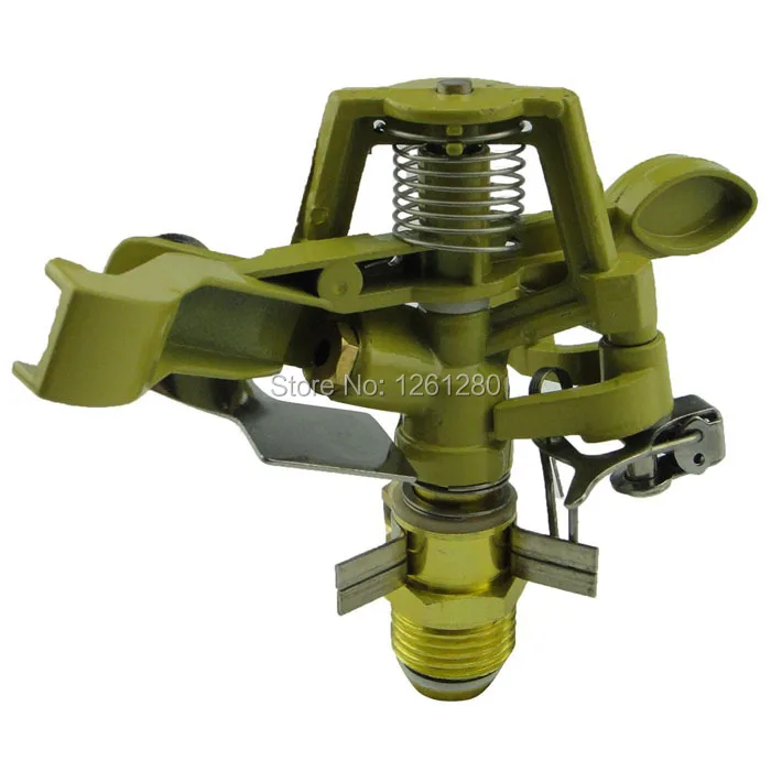 

free shipping adjustable oscillating Garden Sprinkler Watering Irrigation planting metal rocker arm nozzle tool suppply