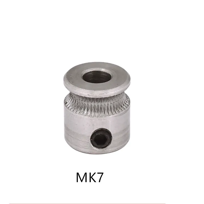 

MK8 MK7 Extruder Drive Gear Stainless Steel for 1.75mm 3.0mm Filament 3D Printer Reprap Pulley 5mm Shaft