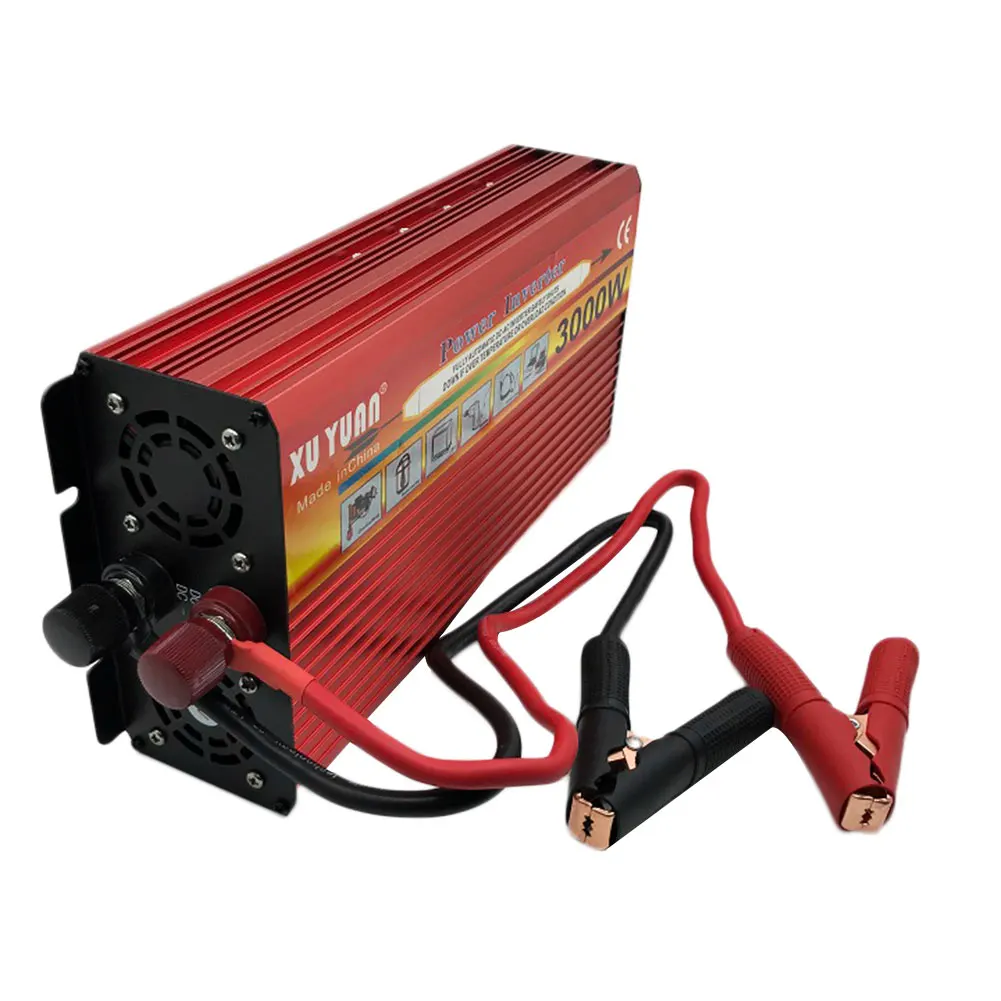 

3000W Car Vehicle Power Inverter Charger Converter Adapter Aluminium Alloy