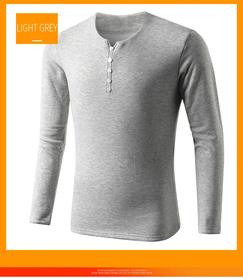 men's cotton undershirts long sleeve underwear mens fashion 2019 clothes plus velvet thickening shirts button bottom shirt tops (11)