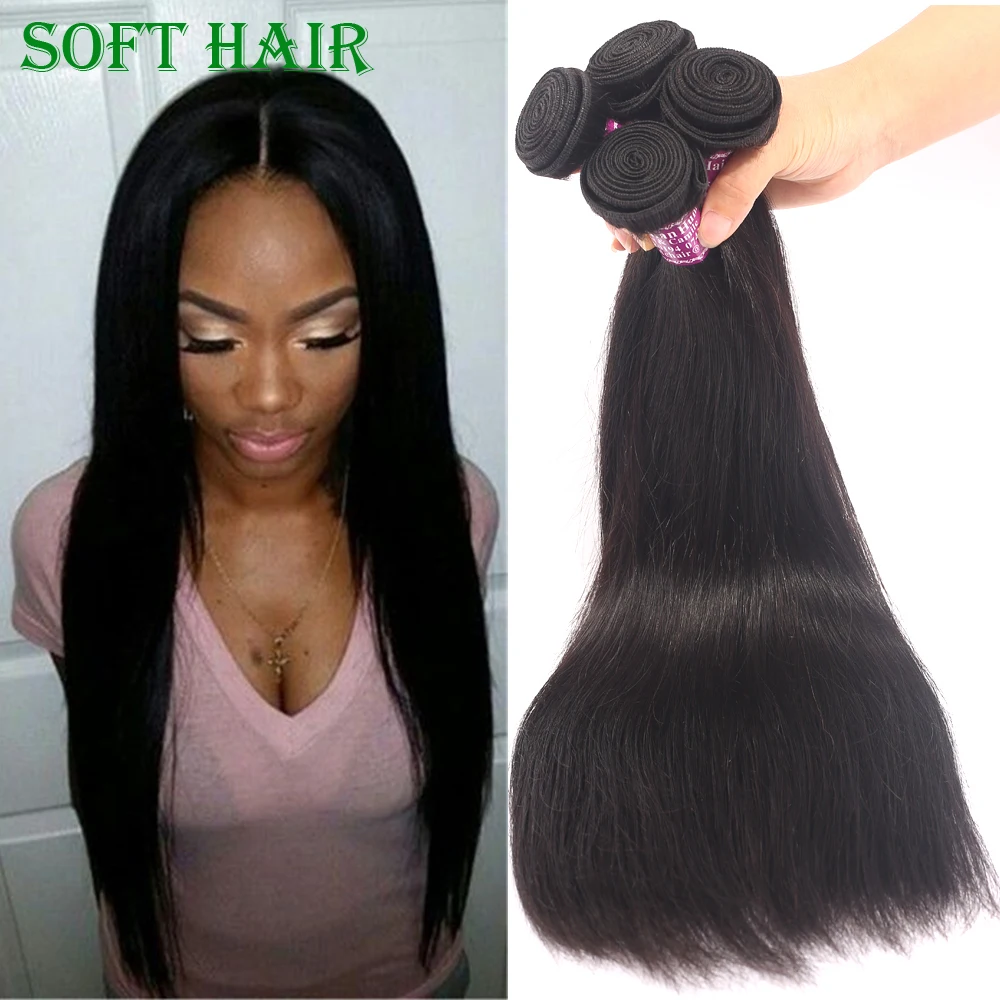 

7A Peruvian Virgin Hair Straight Soft Hair weave Pervian Virgin Hair,On sale Rosa Hair Straight 4 pcs Bundle deal