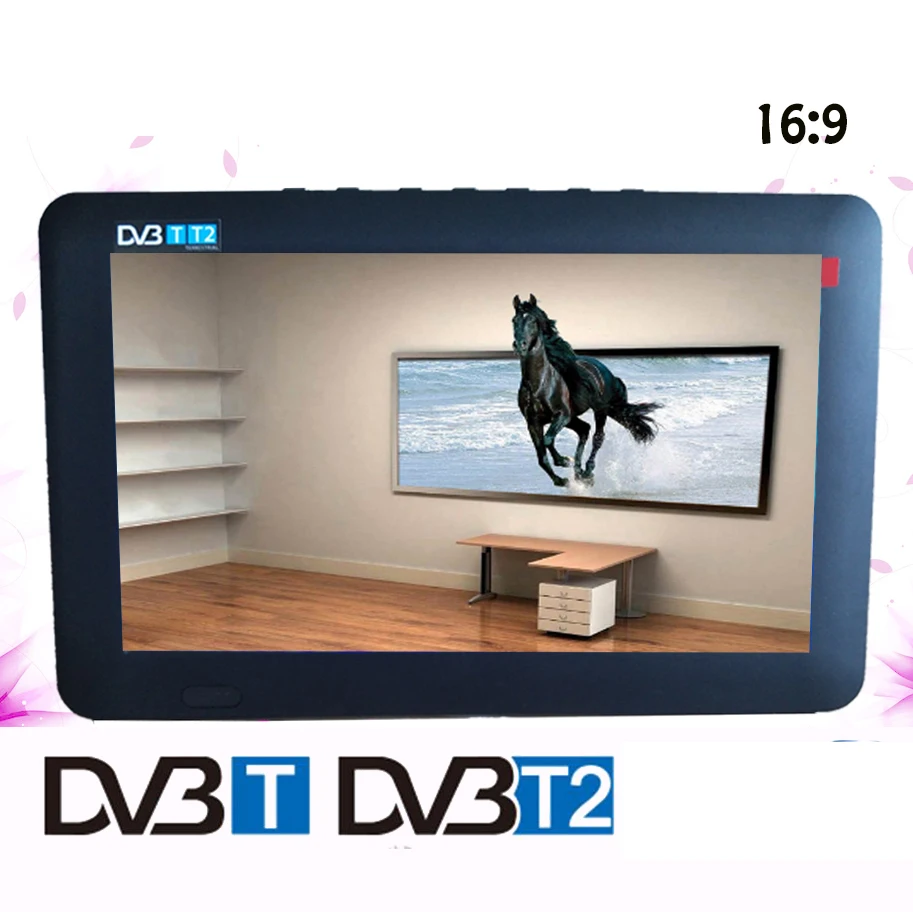 TV Portable TV Led Portable TV 9 inch Portable Car DVBT2 HDMI Led Input