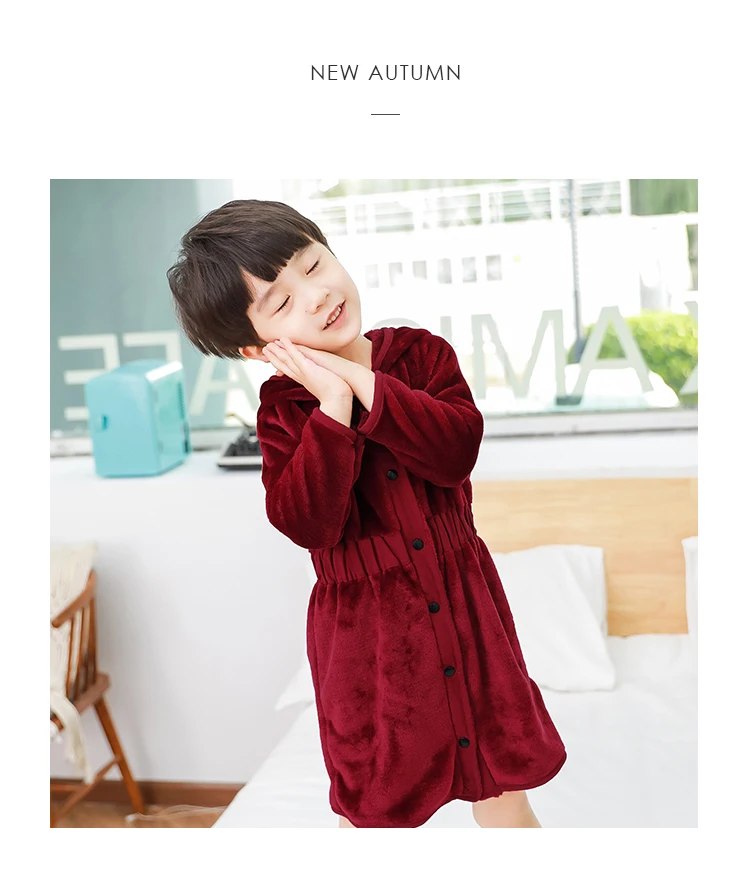 children Pajamas Flannel robes_07