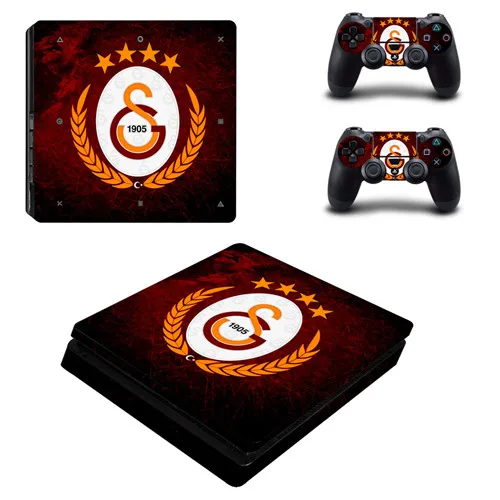 Galatasaray 1905 футбольная команда PS4 тонкая наклейка для sony playstation 4 консоль и контроллеры наклейка PS4 тонкая виниловая наклейка - Цвет: YSP4S-0126