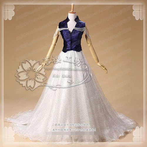 

Anime!Sailor Moon Mistress.9 Fishtail Skirt Gorgeous Version Lolita Dress Uniform Cosplay Costume Custom-made Size Free Shipping