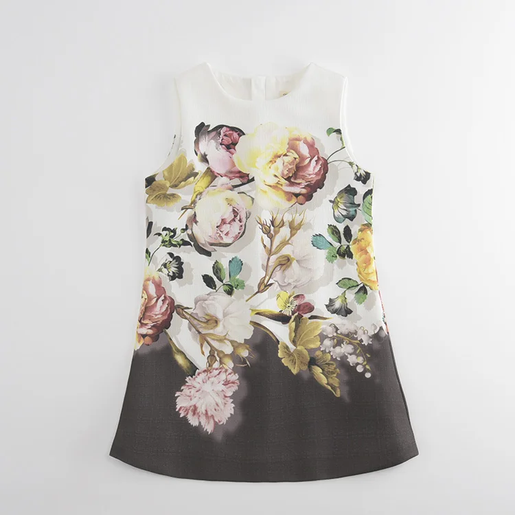 Одежда с чернилами для малышей платья принцессы маленьких девочек сезон