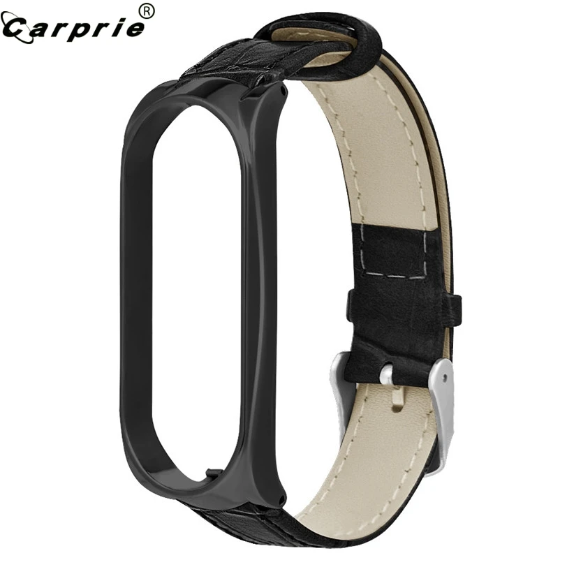 

CARPRIE Luxury Classic Leather Band Replacement Watch Strap Wristband For Xiao Mi Band 3 with Pin Buckle 90305