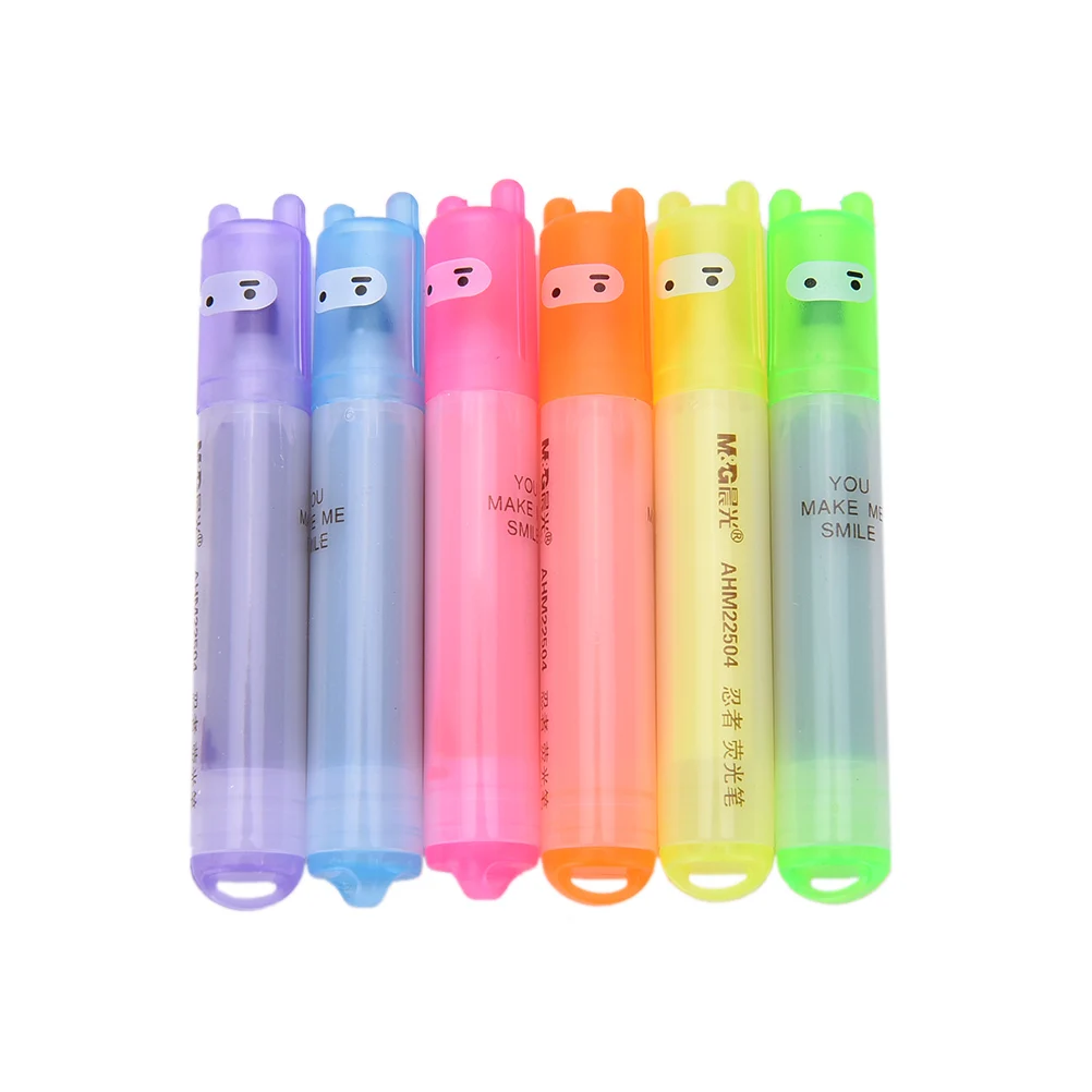 65mm Fluorescent Pen Korean Stationery Office School Drawing Supply