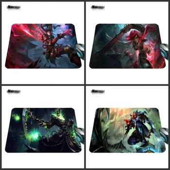 

LoL Blood Moon Kalista News Sell New Small Size Mouse Pad Decorate Your Desk Non-Skid Rubber Pad 220mmX180mmX2mm&250mmx290mmx2mm