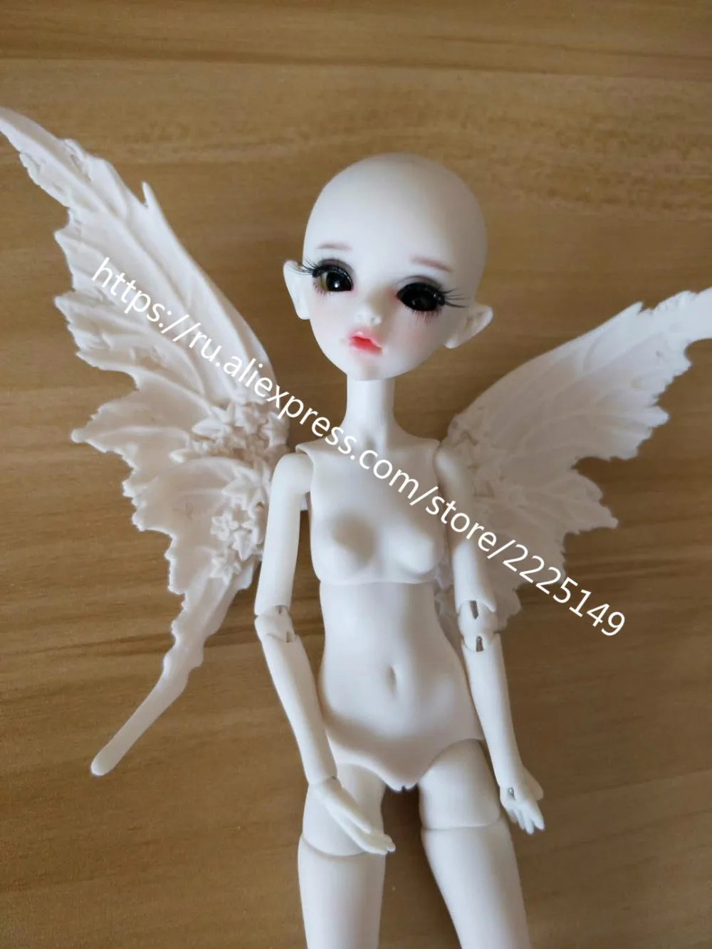 lingxiyiwa 1/8 BJD кукла Ivanaa с глазами имеет человеческое тело или крыло тела