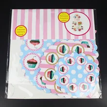 Лидер продаж, модный цветной стенд для кексов в горошек, 3 уровня, бумага для вечеринки, дня рождения, вечерние кухонные принадлежности, Новинка