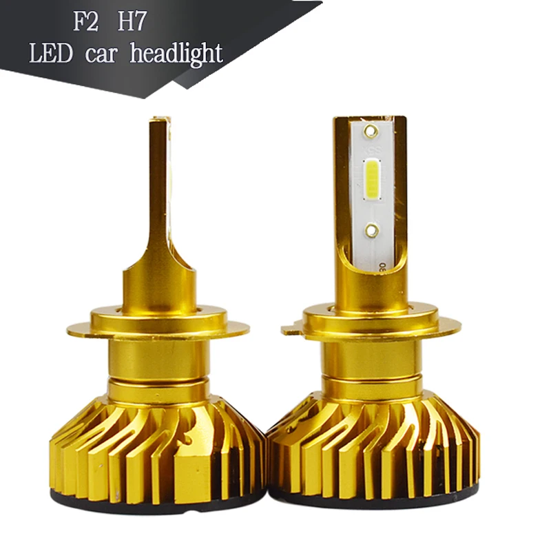 

2PCS 72W 10000LM H7 Led Canbus Car Headlight Bulbs H7 LED Silent LED H7 Canbus EMC Auto Replacement 6000K White Lighting 24V Car