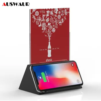 

Public Adavertising Billboard 4 IN 1Wireless Charger for iPhone X XS MAX Samsung S10 Plus Double Fast QI Wireless Charger 10W