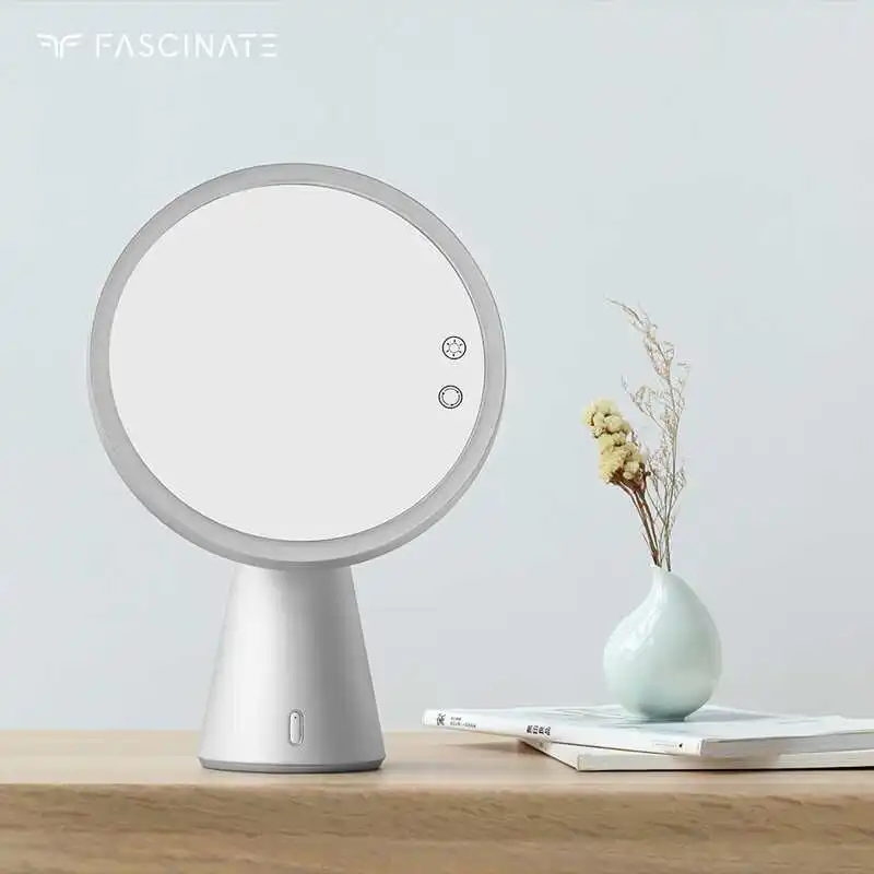 

Inyard Fashion Nordic Table standing hollywood led bluetooth speaker makeup mirror