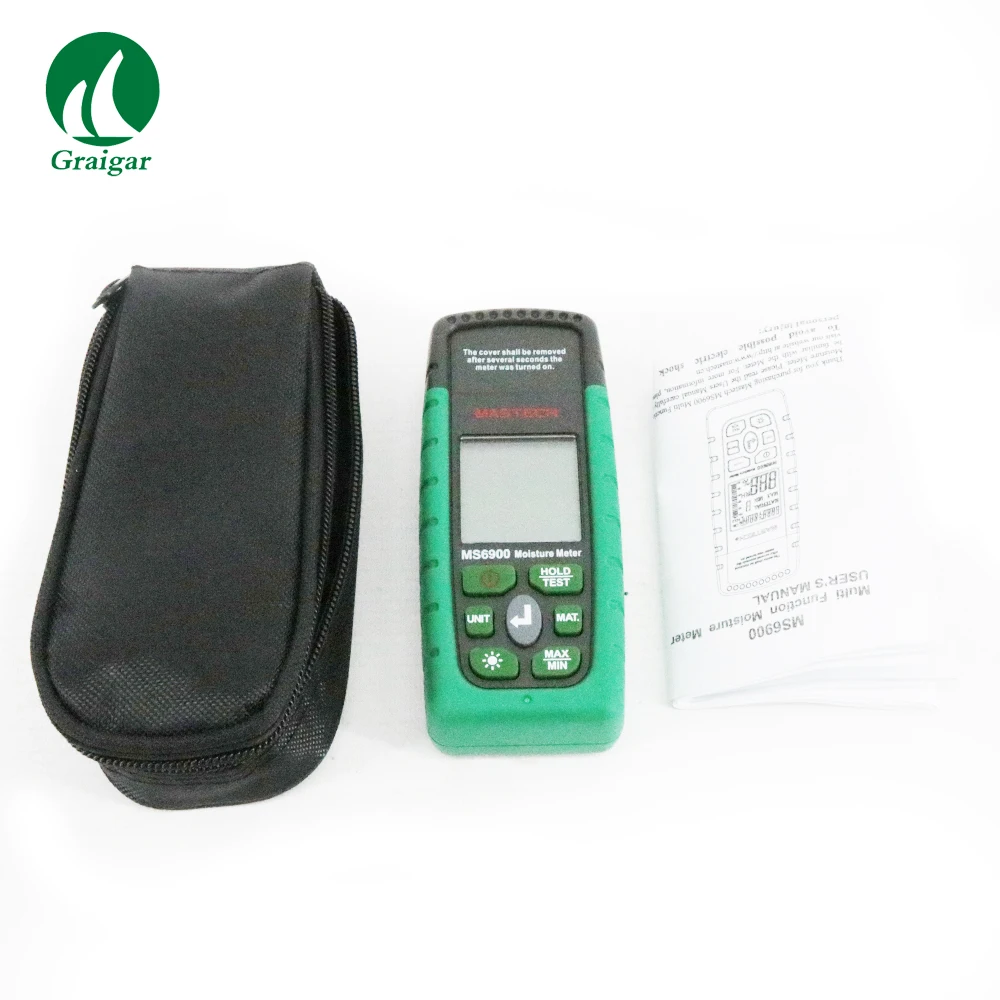 

Mastech MS6900 Digital profession Wood Timber Moisture Tester Meter LCD Display and moisture bar display