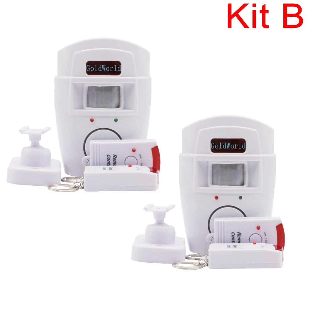 105db Infrared Alert System Kit For Home Security Pir Motion Sensor Detector Wireless Home Security Driveway