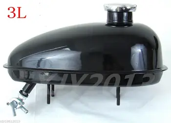 

New 49cc ~ 80cc Engine Motorized Bicycle Fuel gas Tank With Cap Petocok 3L