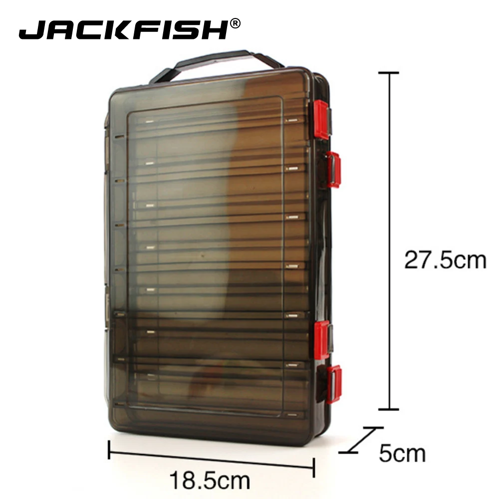 JACKFISH PP рыболовная приманка коробка многофункциональная рыболовная коробка Крючки-ложки ящики для хранения 14 отсеков приманка коробка рыболовные снасти