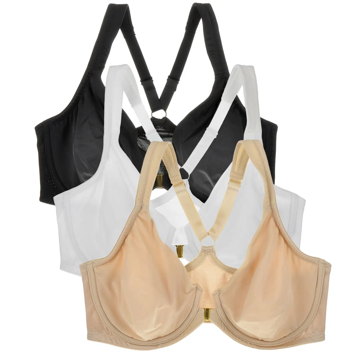 Women's Non padded Racer back Underwired Front Closure