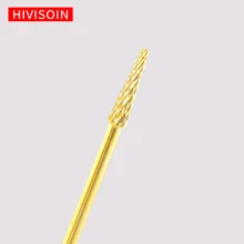 HIVISOIN-(1 шт.) твердосплавное сверло для ногтей-Небольшой конус-подача гвоздей-специальное-60090080