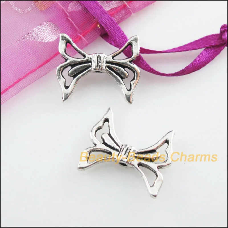 Новый 20 шт. Тибетский серебристый цвет узел крылья Spacer Бусины 16.5x20mm|Бусины| |
