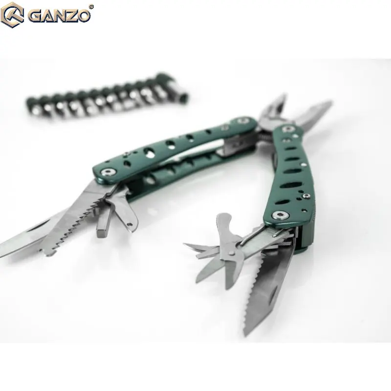 

10pcs/lot Ganzo G101-h multifunctional tool plier Camping pocket Combination Pliers knife folding tools EDC Plier