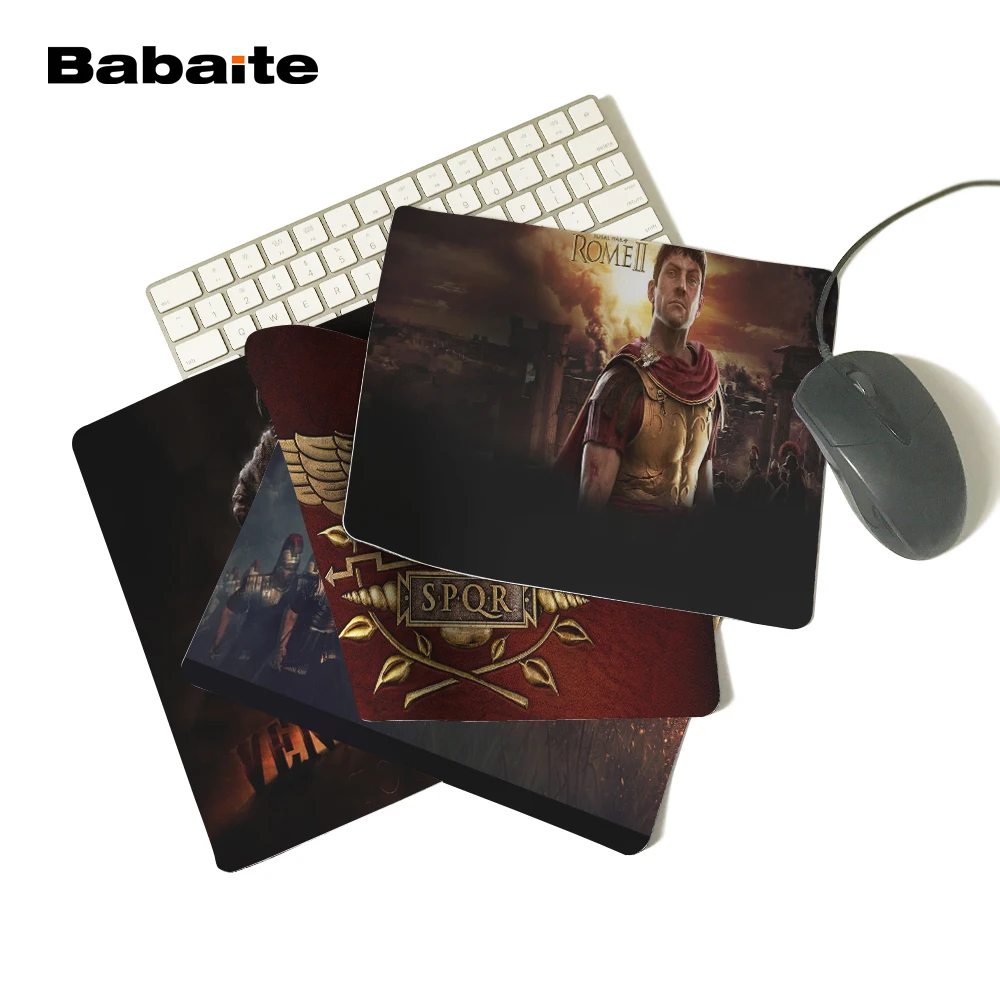 

Babaite Art Print Total War Rome New Arrival Customeized Amazing Mouse Pad Durable Mat 180*220*2mm 200*250*2mm or 250*290*2mm