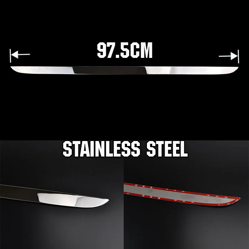 Для KIA OPTIMA K5 2011- хромированная Задняя Крышка багажника задняя дверь отделка багажника декоративный молдинг стильный стикер 2012