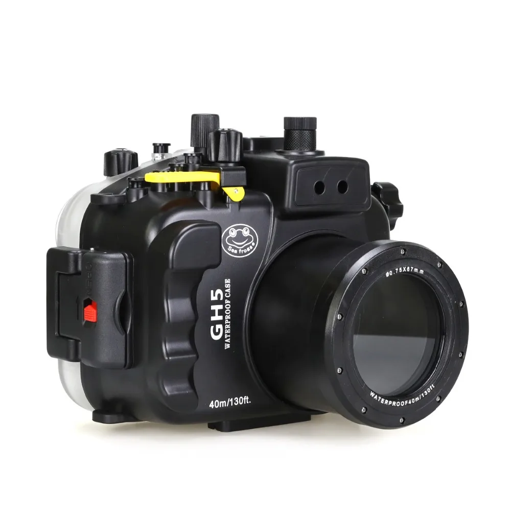 Goede Voor Panasonic Lumix GH5 Camera Waterdichte Behuizing Case Onderwater 40 m Fotografie Camera Beschermende Tas Duiken Accessoires