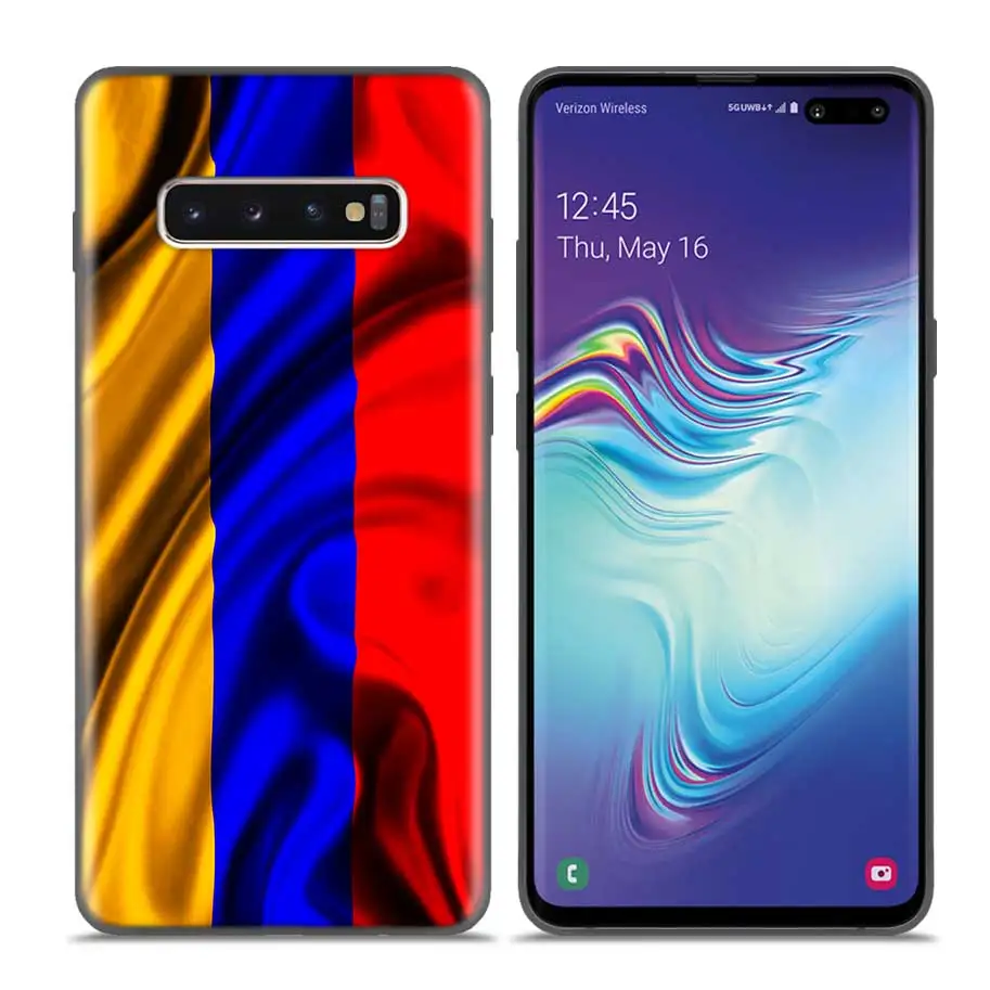 Case Coque for Samsung Galaxy S10 S9 S8 Plus 5G A30 A50 A70 A40 A20 A10 Note 8 9 10 Cover Bags Falls Armenia Armenians Flag