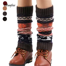 Sunfree, дизайн, женские гетры, снежный олень, лоскутные гольфы, абсолютно новые и высокое качество, 28 декабря