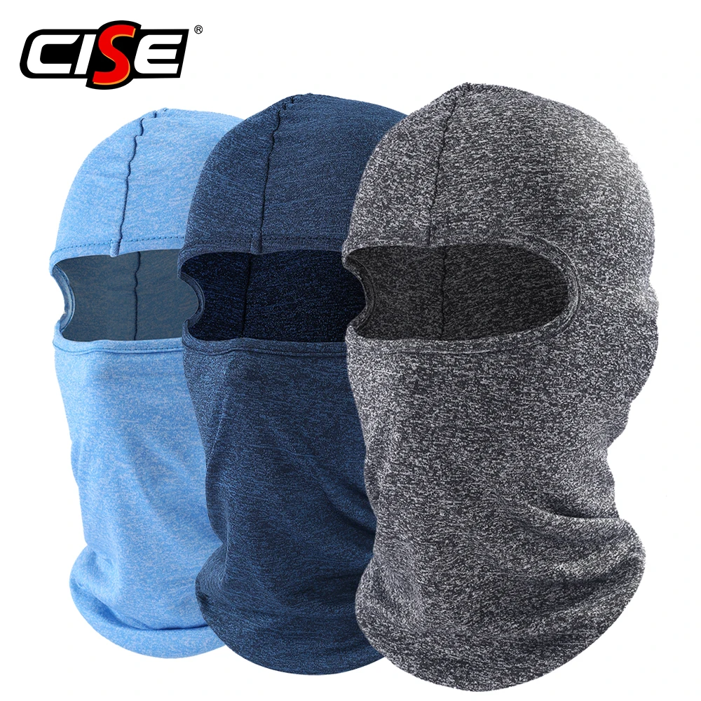 

Cationic Fabric Motorcycle Balaclava Full Face Mask Flexible Warm Motor Helmet Liner Ski Snowboard Biker Tactical Riding Hat Cap