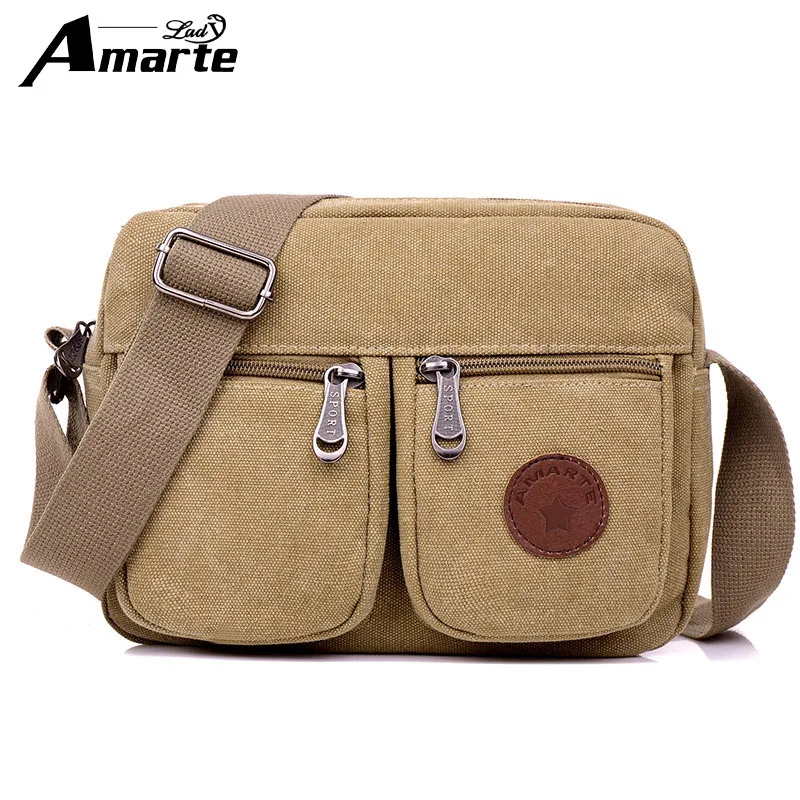

New 2016 Hot Sale Man Bag Canvas Men's Messenger Bags Male Casual Canvas Shoulder Bag Famous Brand Design Bags