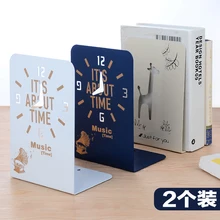 2 шт/набор милый мультфильм Мода Стиль книжная полка большая металлическая подставка для книг Настольный держатель Подставка для стойка для книг подарок канцелярские принадлежности