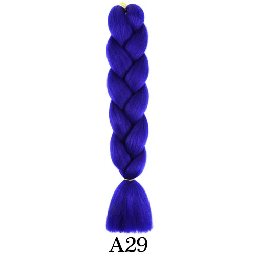 Ombre Цвет Высокая температура волокна плетение волос для наращивания крючком волосы Джамбо синтетический Твист коса 24 дюйма - Цвет: M1b/30#