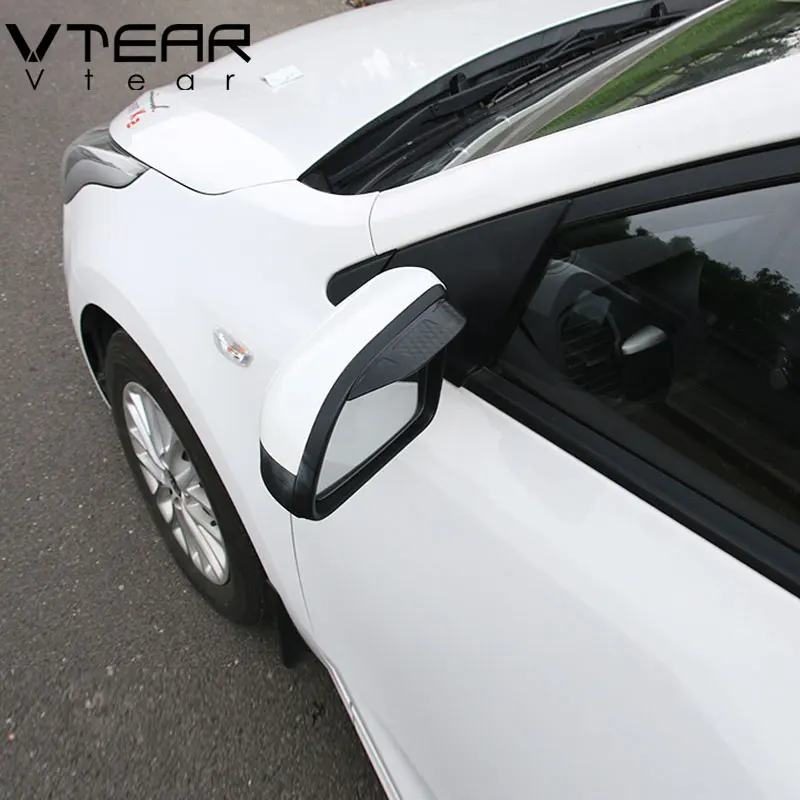 Kia Rio 4 X-Line Rear View Mirror Visor Side Sun Rain Protection Shield Exterior Decoration Accessories rearview mirror rain shield car rearview mirror visor rearview mirror visor
