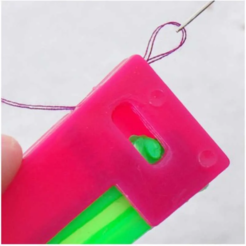 5Pcs New Sewing Needle Threader Thimble Thread Tool Threader Elderly Guide Easy Device Automatic Thread Sewing Supplies