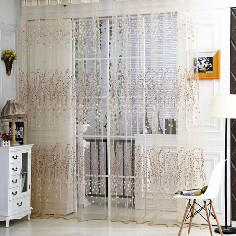 Nueva 95*270 CM lindo poco Offset Cortinas Para el salón Cortinas Para Sala De Estar Nueva 95*270 CM lindo poco Offset Cortinas Para el salón Cortinas Para Sala De Estar