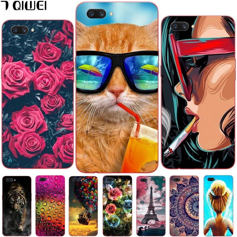 

6.2'' For Oppo A3S Case Silicone Soft TPU Phone Case For Oppo A3S A 3S / Oppo A5 Case Cover OPPOA5 Painting Thin Para Animal