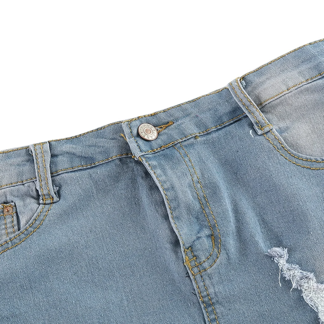 2018 модные рваные Для женщин Bodycon стрейч джинсы юбка летняя Высокая талия Дамы Карандаш Мини-юбки Jupe Femme Falda Mujer