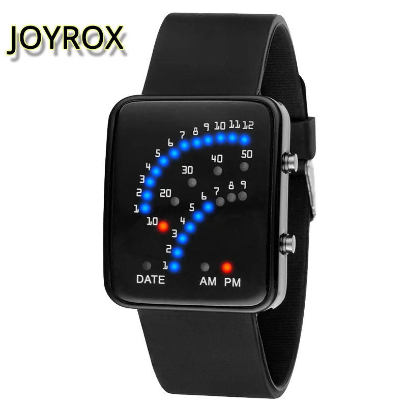 

JOYROX Business Electronic Watch Men Digital Watch Fashion Retro Watches For Men Women Zegar Relogio Para Hombr LED Clock