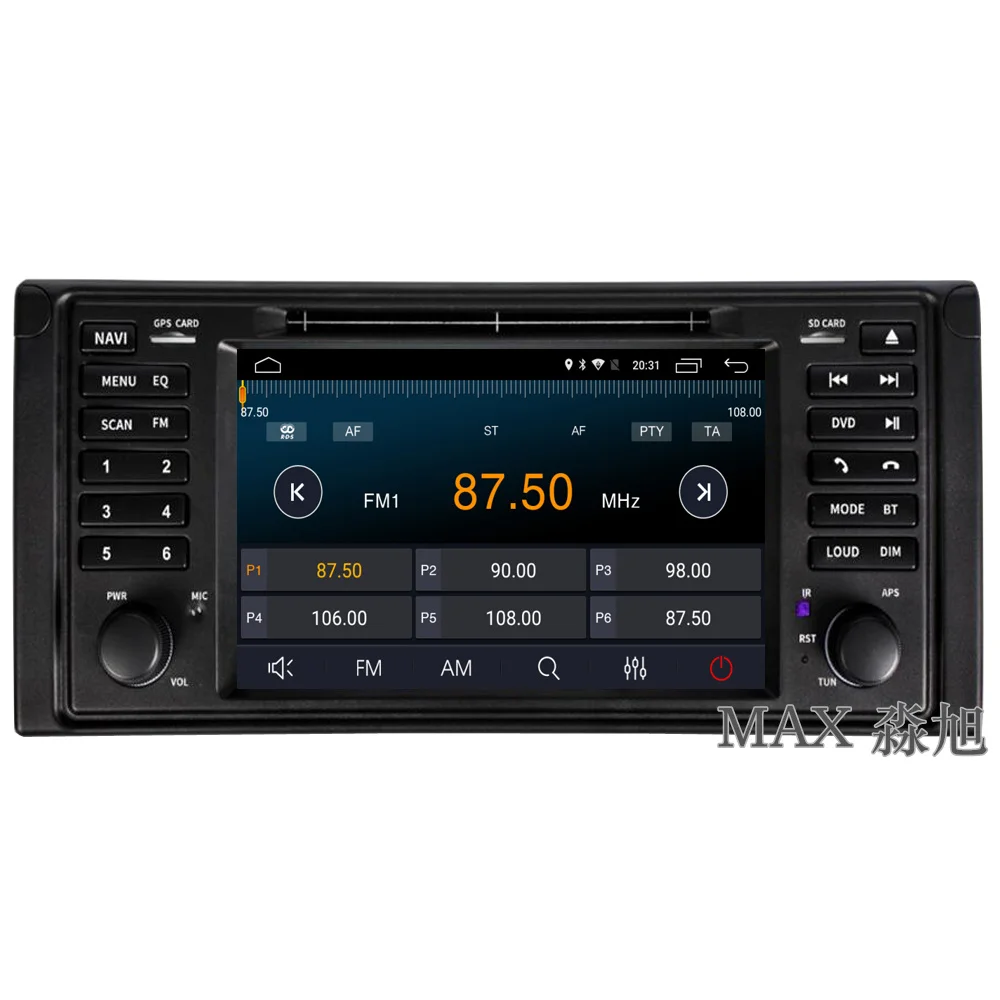 Sale 2G+16G GPS Navigation System Car DVD Player for BMW E53 X5 E39 M5 with Car Radio DAB+ Bluetooth swc free map 4G WIFI CD Player 4