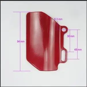 

Dirt Quad Pit Bike ATV Rear Brake Master Cylinder Guard Cover Plate Iron Brake