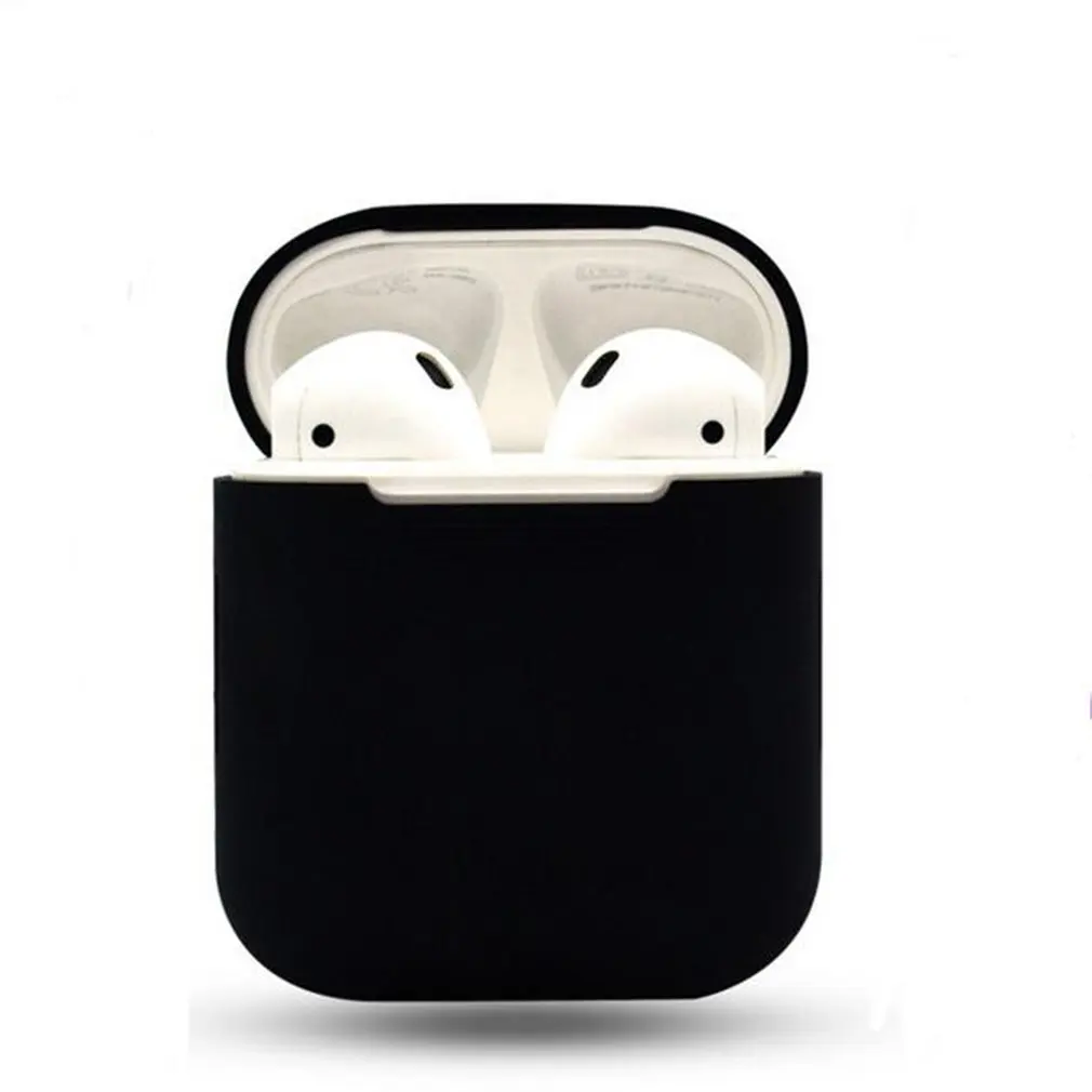 

Wireless Earphones Set Silicone Case Cover Pouch Holder Anti-lost Strap Eartips for Apple AirPods Accessories