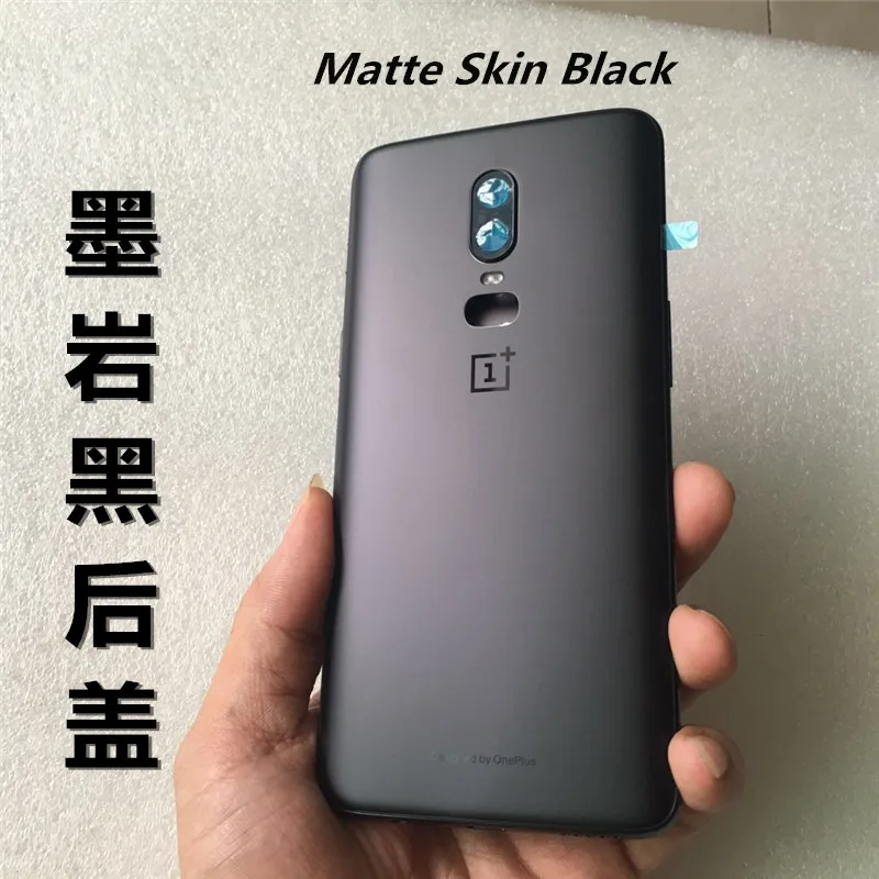 Оригинальный Корпус для Oneplus 6 Крышка батарейного отсека A6000 1 + стеклянная задняя