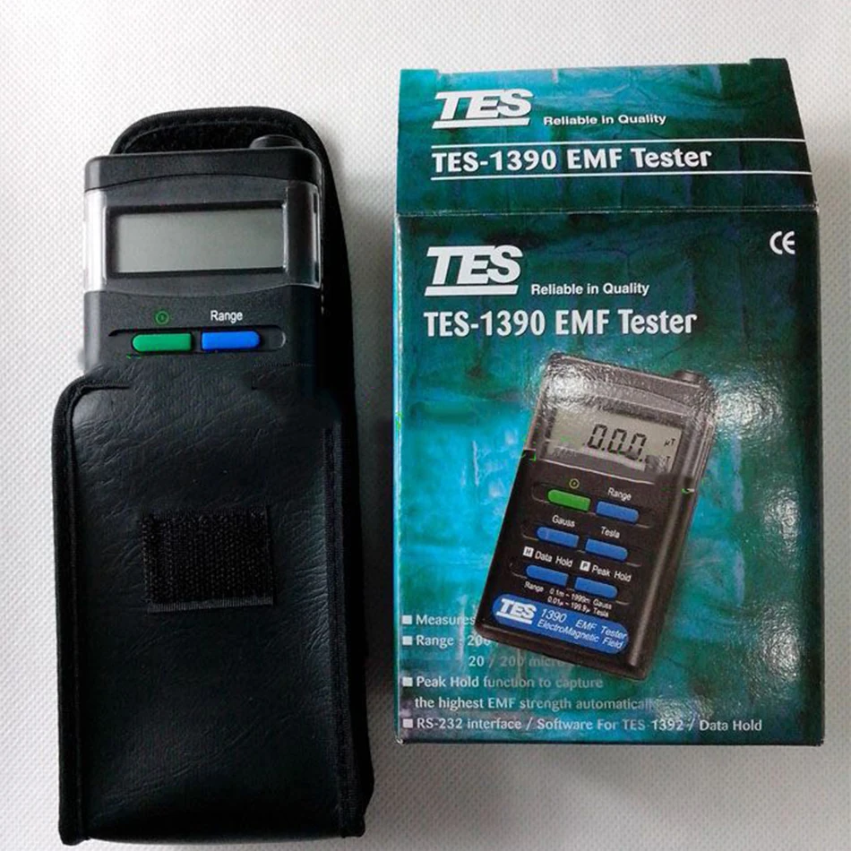 TES 1390 ручной Тестер EMF детекторы радиации Гаусс измеритель электромагнитного
