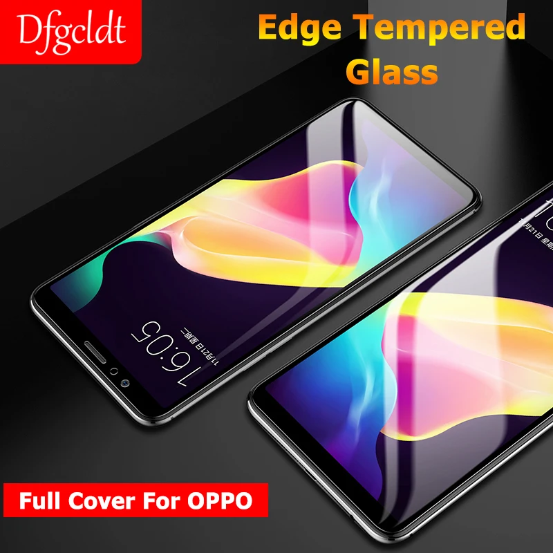

3D Curved Edge Full Cover Screen Protector for OPPO R9 R9S R11 R11S Plus Tempered Glass for F5 F7 A3 A3S A5 R15 Toughened Film
